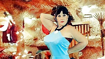 Slave sperm kiss, stockings corset slave, betty stockings, night visiting, suck empty