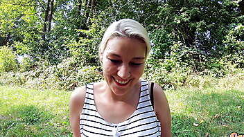 Outdoor spreading, wife panty play, watched in public, leg spreading orgasms, my wife masturbating in public