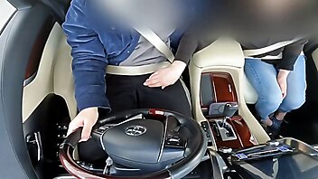 Amateur handjob, amature wife handjobs, my wife in her car, cuckold hand job wife, handjob get